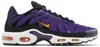 Nike Air Max Plus Brand-embroidered Woven Low-top Trainers In Purple