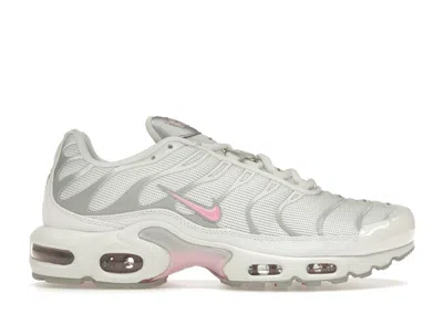 Pre-owned Nike Air Max Plus Pink Rise (women's) Sneakers In Summit White/grey Fog/metallic Silver In Multi