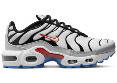Pre-owned Nike Air Max Plus Platinum Red Sneakers In White/black/pure Platinum