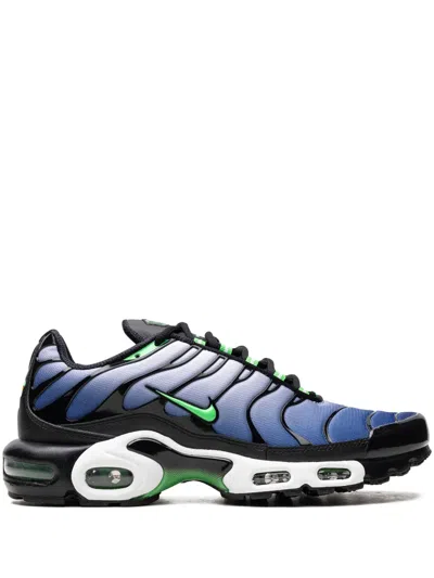 Nike Air Max Plus "scream Green" Sneakers In Black