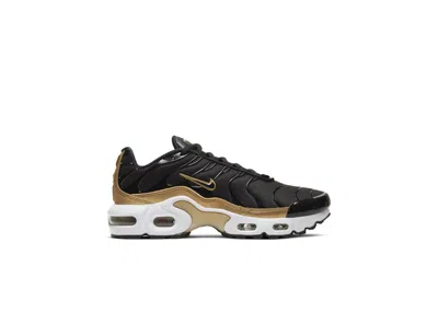 Pre-owned Nike Air Max Plus Sneakers In Black/metallic Gold/white