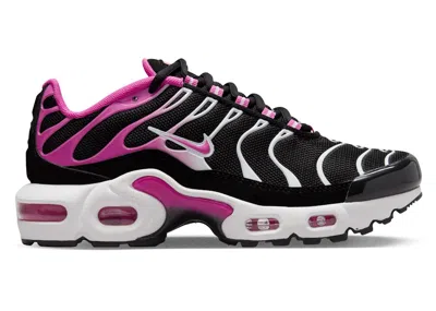 Pre-owned Nike Air Max Plus Sneakers In Black/white/laser Fuchsia