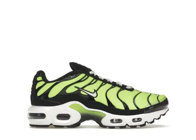 Pre-owned Nike Air Max Plus Sneakers In Hot Lime/black/white