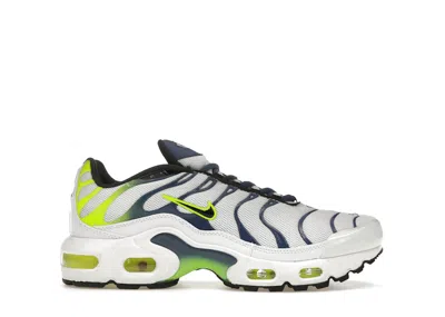 Pre-owned Nike Air Max Plus Sneakers In White/black/forest Green In Multi