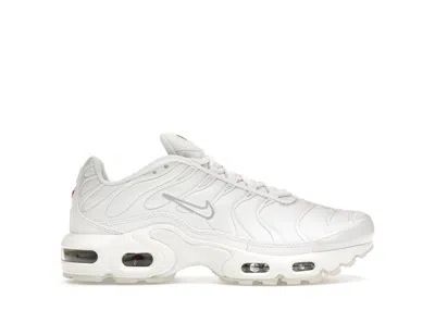 Pre-owned Nike Air Max Plus Sneakers In White/metallic Silver