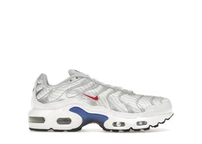 Pre-owned Nike Air Max Plus Sneakers In White/university Red