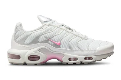 Pre-owned Nike Air Max Plus Summit White Pink Rise (women's) In Summit White/grey Fog/metallic Silver