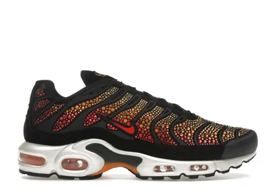 Pre-owned Nike Air Max Plus Swarovski Sunset (women's) Sneakers In Black/fire Red/pimento In Multi