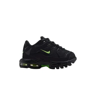 Pre-owned Nike Air Max Plus Td 'black Volt Ice' | Infant Size 6