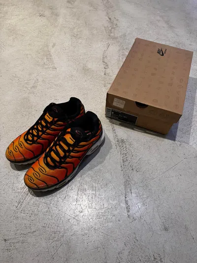 Pre-owned Nike Air Max Plus Tn Sunset 2014 604133-886 Us 9 E 42.5 Shoes In Orange