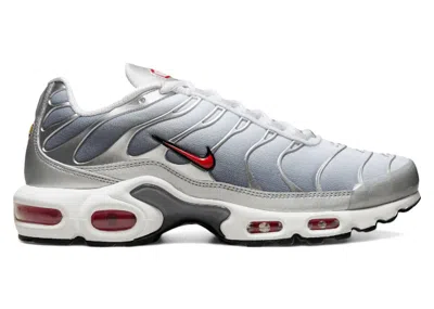 Pre-owned Nike Air Max Plus University Red (women's) Sneakers In Metallic Silver/cool Grey/wolf Grey
