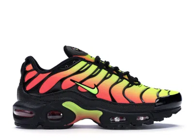 Pre-owned Nike Air Max Plus (women's) Sneakers In Black/volt/solar Red