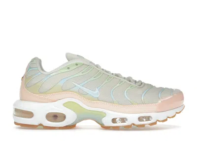 Pre-owned Nike Air Max Plus (women's) Sneakers In Crimson Tint/glacier Blue/pale Ivory