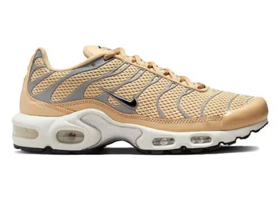 Pre-owned Nike Air Max Plus (women's) Sneakers In Sesame/metallic Silver/light Orewood Brown In Multi