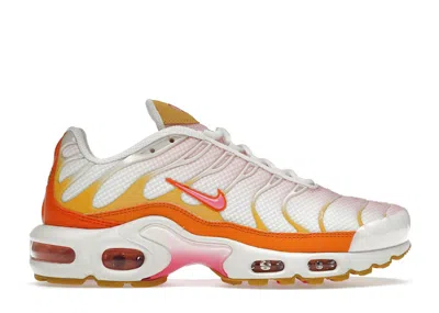 Pre-owned Nike Air Max Plus (women's) Sneakers In White/orange/pink