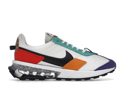 Pre-owned Nike Air Max Preday Se Safari (women's) Sneakers In Summit White/habanero Red/light Curry