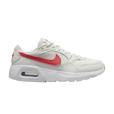 Pre-owned Nike Air Max Sc Gs 'white Track Red' | Kid's Size 7