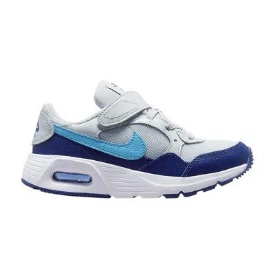 Pre-owned Nike Air Max Sc Ps 'pure Platinum Blue Lightning' | Grey | Kid's Size 12