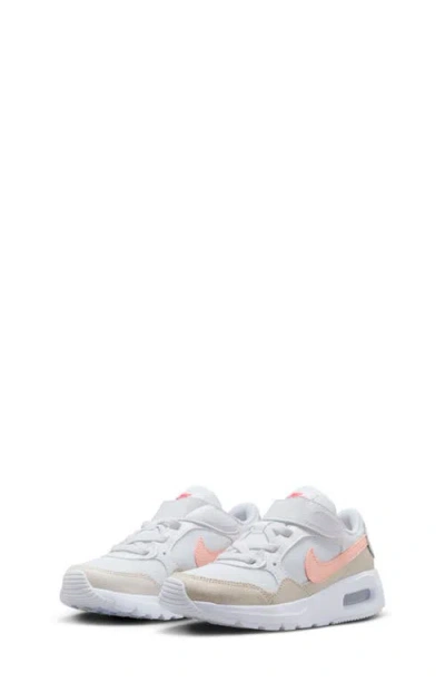 Nike Air Max Sc Psv Sneaker In White/echo Pink/brown