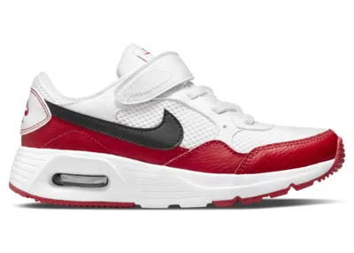 Pre-owned Nike Air Max Sc Sneakers In White/university Red/black
