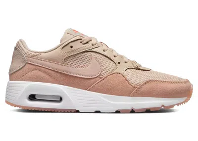 Pre-owned Nike Air Max Sc (women's) Sneakers In Fossil Stone/rose Whisper/white