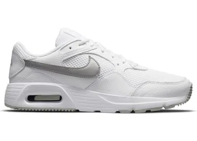 Pre-owned Nike Air Max Sc (women's) Sneakers In White/pure Platinum/metallic Platinum
