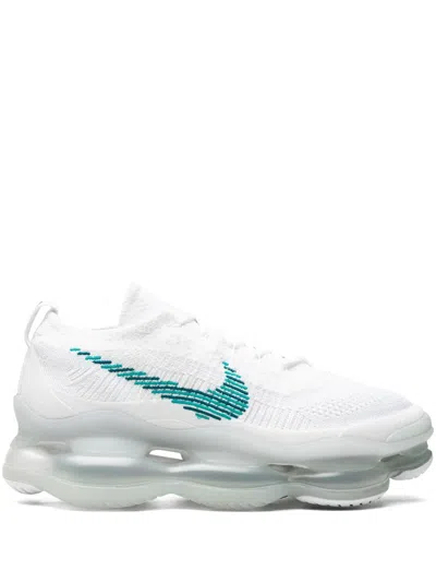 Nike Air Max Scorpion Flyknit "white Geode Teal" Sneakers In 白色