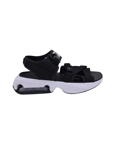 Nike Air Max Sol Sandals In Black Mesh