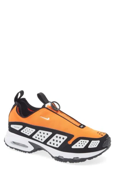 Nike Retro Mesh Sneakers With Durable Rubber Outsole In Safety Orange