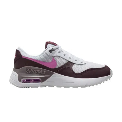 Pre-owned Nike Air Max Systm Gs 'white Burgundy Crush Pink' | Kid's Size 5