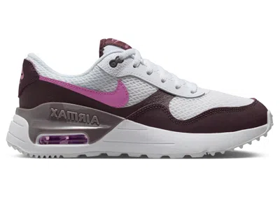Pre-owned Nike Air Max Systm Playful Pink Sneakers In White/burgundy Crush/violet Ore