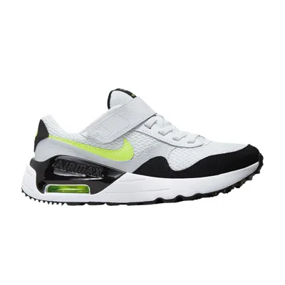 Pre-owned Nike Air Max Systm Ps 'white Volt' | Kid's Size 3