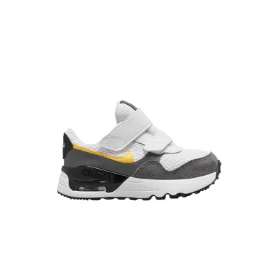 Pre-owned Nike Air Max Systm Td 'white Grey Orange' | Infant Size 6