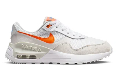 Pre-owned Nike Air Max Systm Total Orange Sneakers In White/phantom/photon Dust