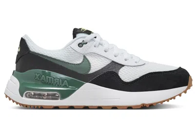 Pre-owned Nike Air Max Systm Vintage Green Sneakers In White/black/barely Volt