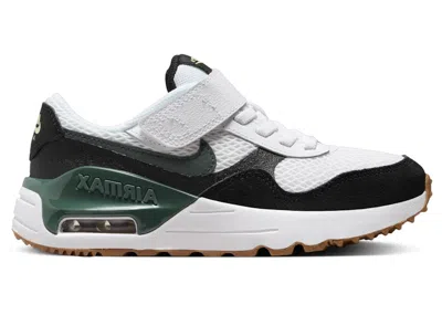 Pre-owned Nike Air Max Systm Vintage Green Sneakers In White/black/barely Volt