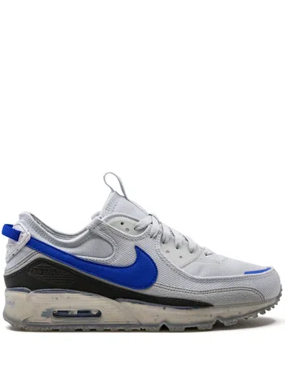 Nike Air Max Terrascape 90 "platinum/blue" Sneakers In Grey