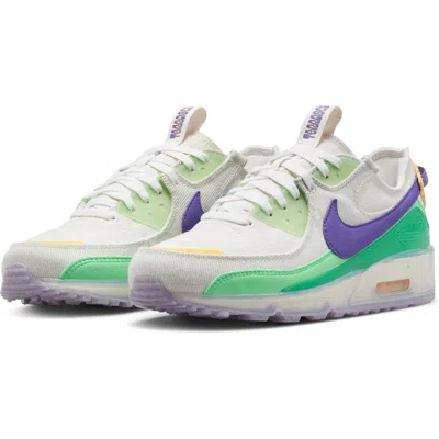 Nike Air Max Terrascape 90 Sneaker In Phantom/ Action Grape/ Bone