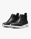 NIKE AIR MAX THEA MID 859550-001 WOMEN'S BLACK/SAIL LEATHER CHELSEA BOOTS LEX304