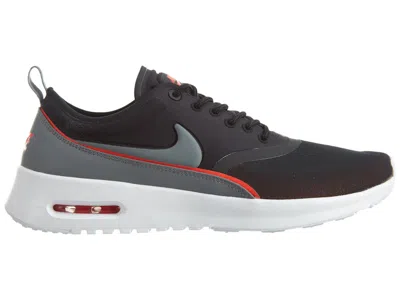 Pre-owned Nike Air Max Thea Ultra (women's) Sneakers In Black/cool Grey/bright Crimson