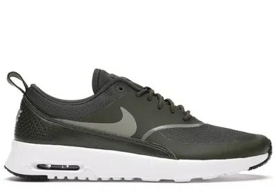 Pre-owned Nike Air Max Thea (women's) Sneakers In Cargo Khaki/dark Stucco/black