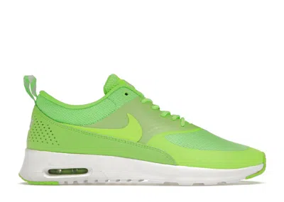 Pre-owned Nike Air Max Thea (women's) Sneakers In Flash Lime/white