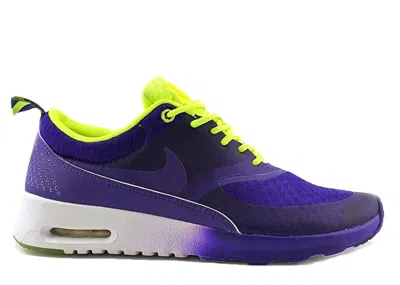Pre-owned Nike Air Max Thea (women's) Sneakers Involt In Electric Purple/electric Purple Volt/white