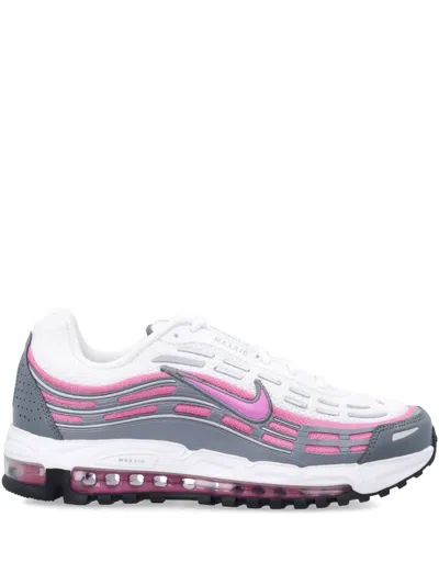 Nike Air Max Tl 2.5 Mesh And Leather Low-top Trainers In Summit White/playful Pink-smoke Grey-black-white