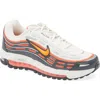 Nike Air Max Tl 2.5 Rubber-trimmed Leather And Mesh Sneakers In Orange