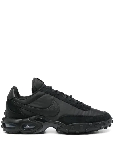 Nike Air Max Waffle Sneakers In Black