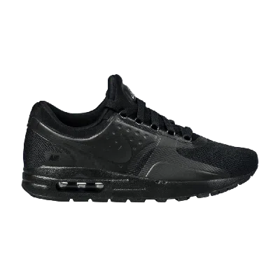 Pre-owned Nike Air Max Zero Essential Gs 'triple Black'