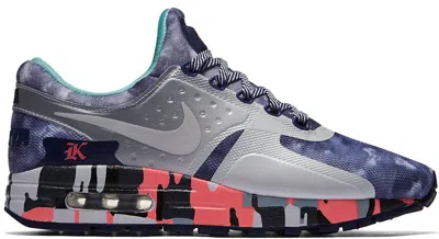 Pre-owned Nike Air Max Zero Imaginairs Wang Junkai Sneakers In Wolf Grey/white/black In Multi