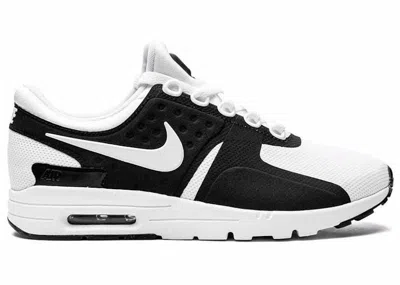 Pre-owned Nike Air Max Zero (women's) Sneakers In Black/sail/white