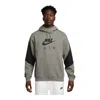 Nike Men's Air Fleece Pullover Hoodie In Gray